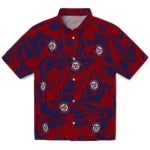 Washington Nationals Hawaiian Shirt - Monstera Layer | Hula Hawaiian Shirts