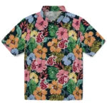 Washington State Cougars Hawaiian Shirt - Brilliant Hibiscus Garden | Hula Hawaiian Shirts