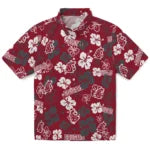 Washington State Cougars Hawaiian Shirt - Hibiscus Flower Design | Hula Hawaiian Shirts