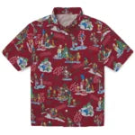 Washington State Cougars Hawaiian Shirt - Simpsons Christmas | Hula Hawaiian Shirts