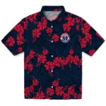 Washington Wizards Hawaiian Shirt - 50th State Flower | Hula Hawaiian Shirts