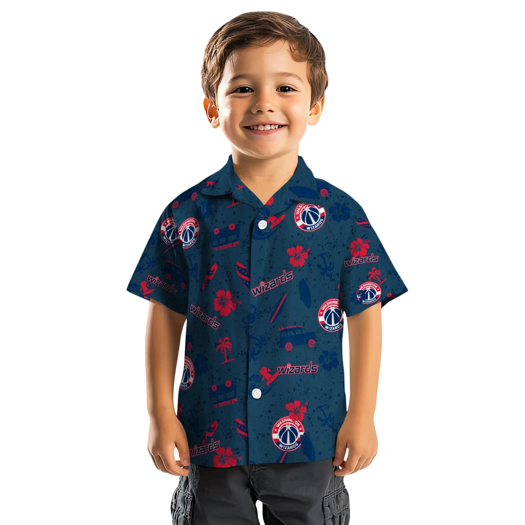 Washington Wizards Hawaiian Shirt - Beach Vibe | Hula Hawaiian Shirts
