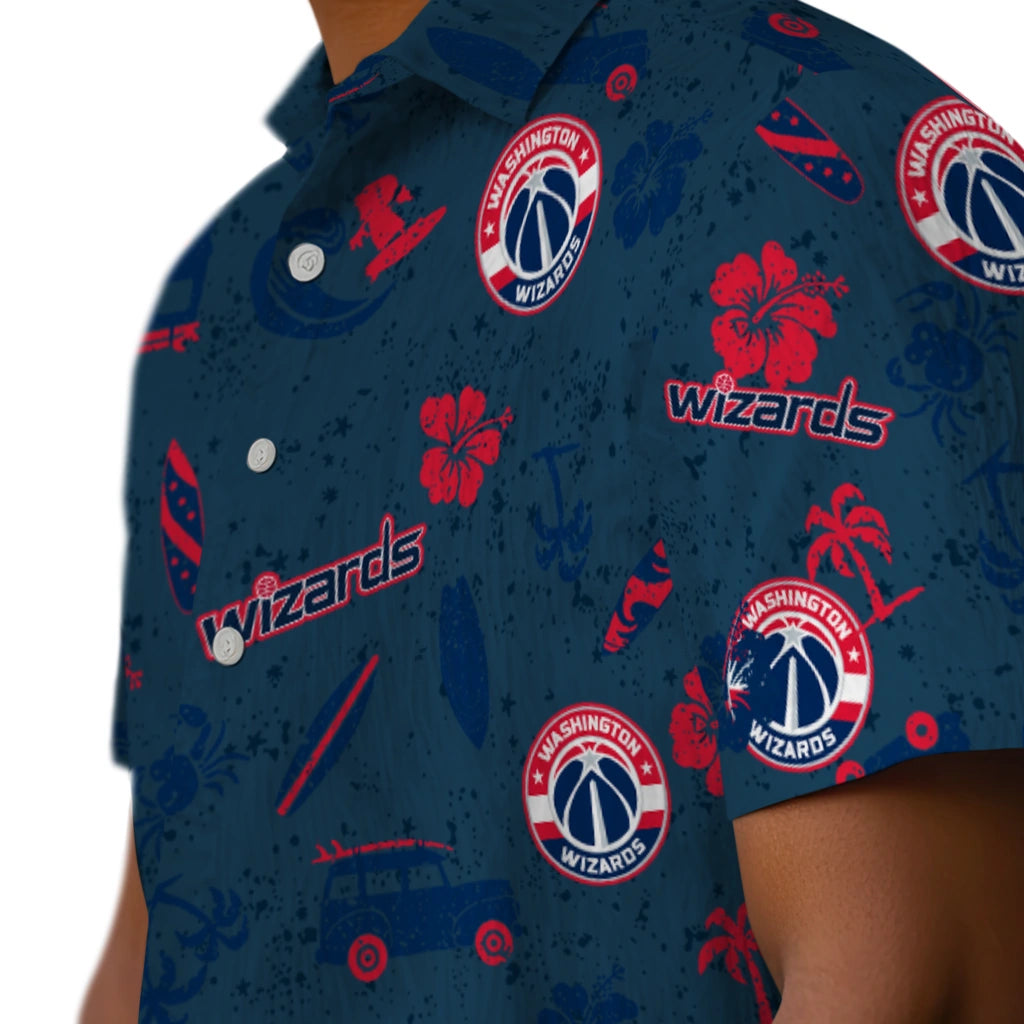 Washington Wizards Hawaiian Shirt - Beach Vibe | Hula Hawaiian Shirts