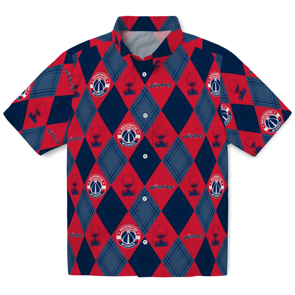 Washington Wizards Hawaiian Shirt - Golfing Plaid | Hula Hawaiian Shirts