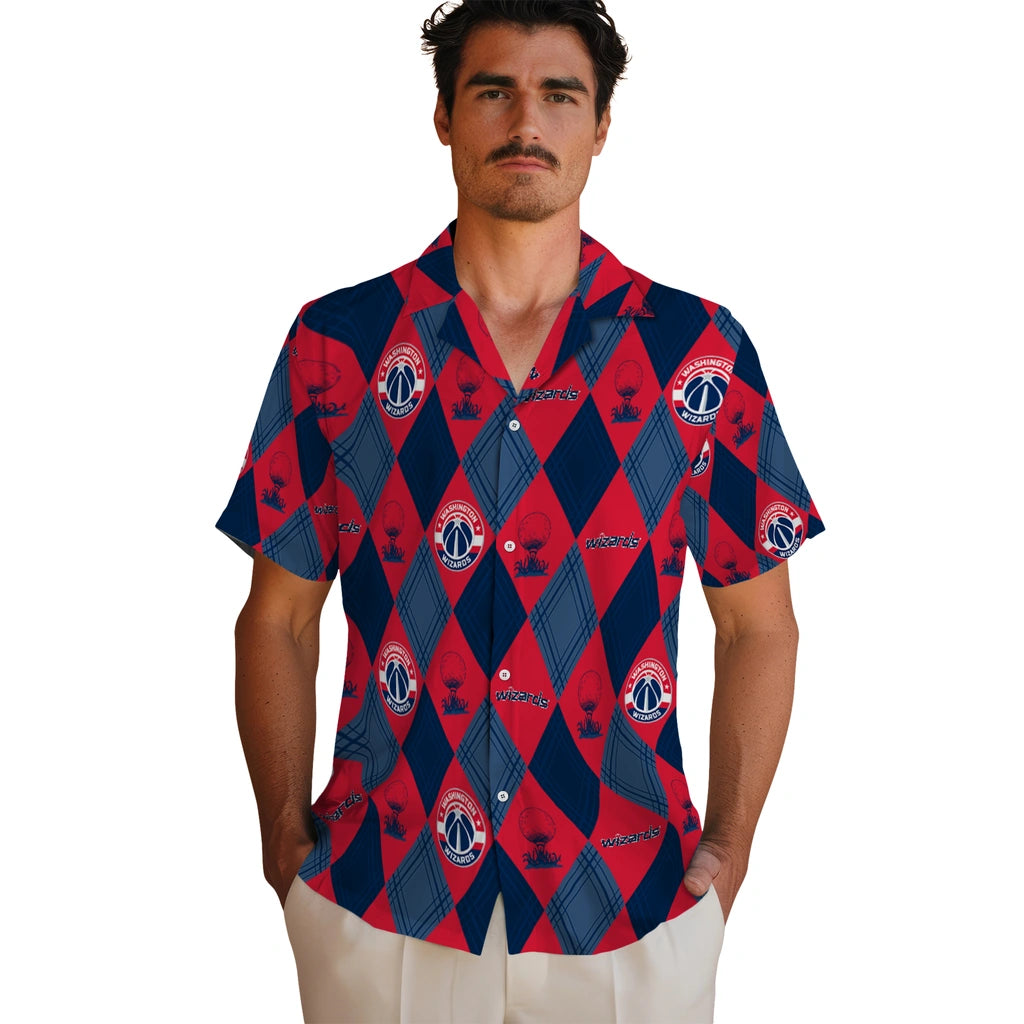 Washington Wizards Hawaiian Shirt - Golfing Plaid | Hula Hawaiian Shirts