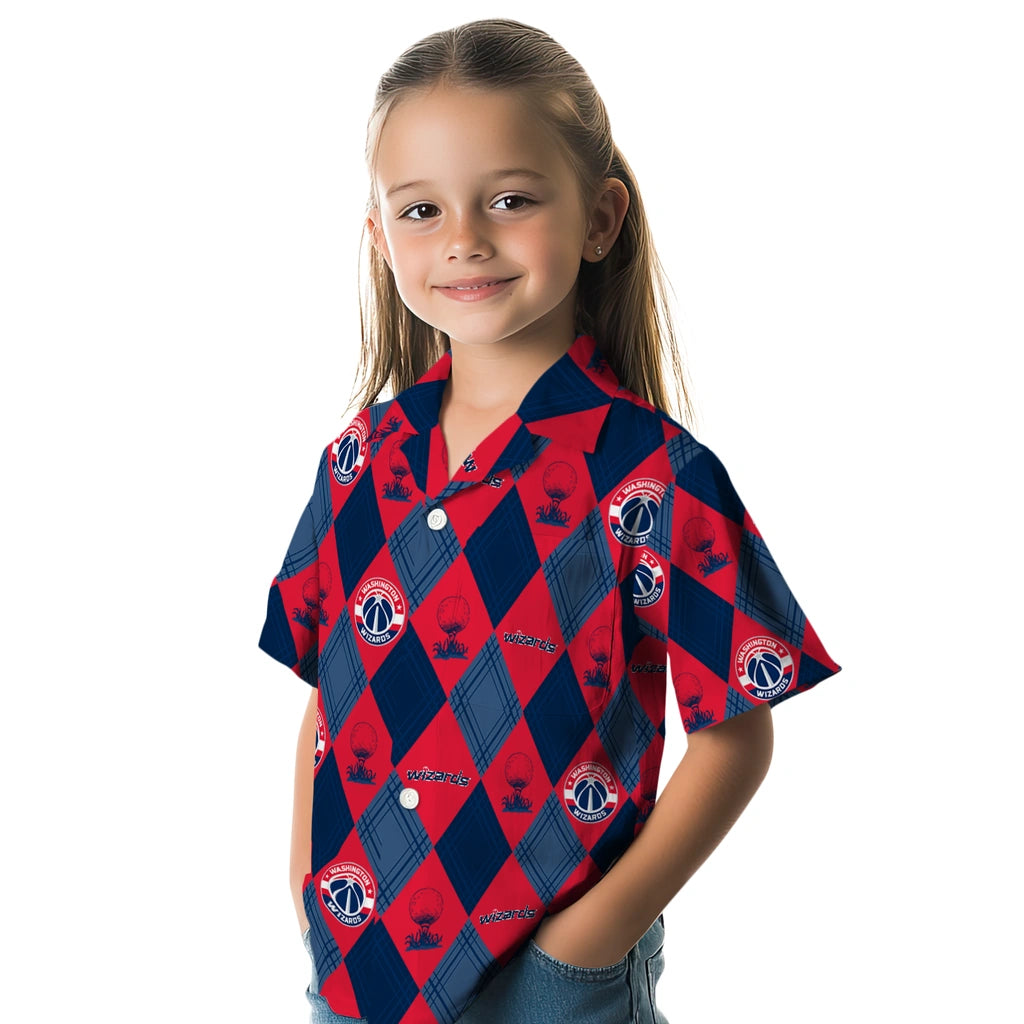 Washington Wizards Hawaiian Shirt - Golfing Plaid | Hula Hawaiian Shirts