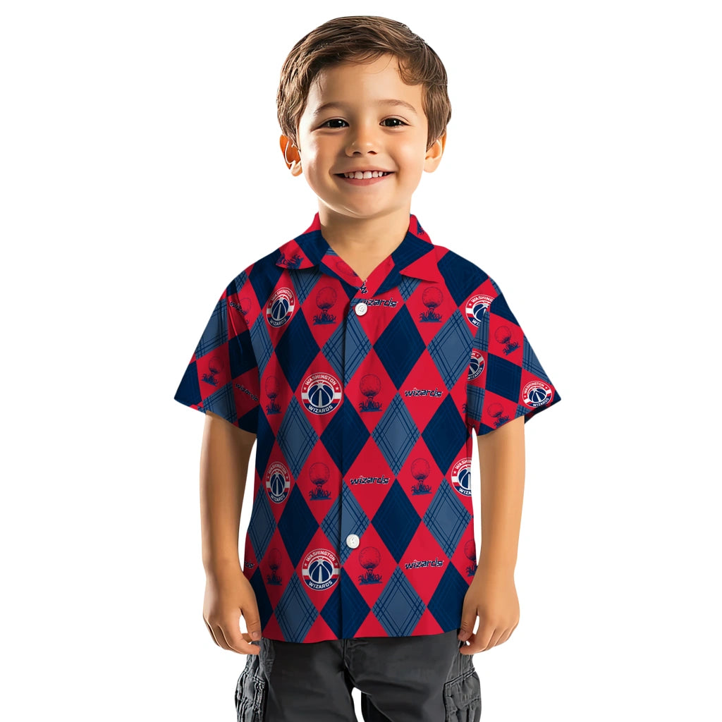 Washington Wizards Hawaiian Shirt - Golfing Plaid | Hula Hawaiian Shirts