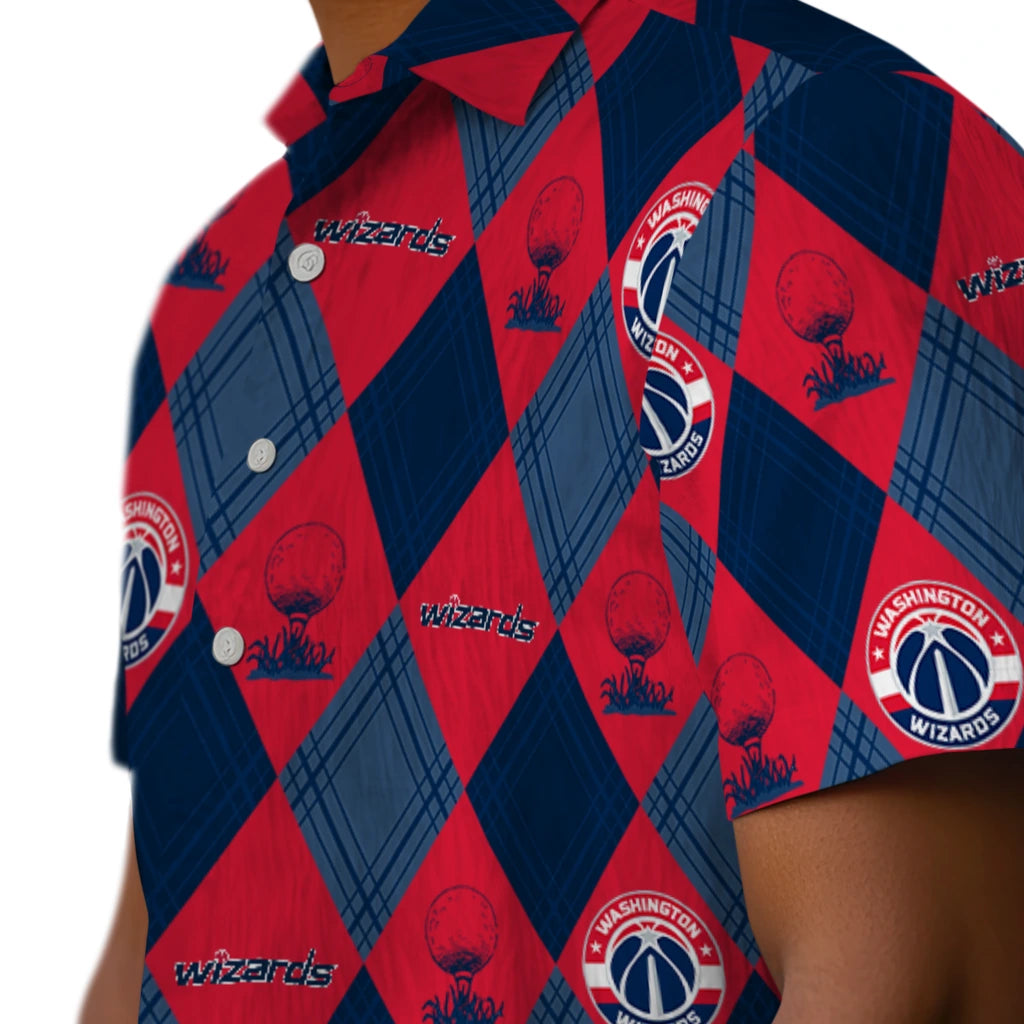 Washington Wizards Hawaiian Shirt - Golfing Plaid | Hula Hawaiian Shirts