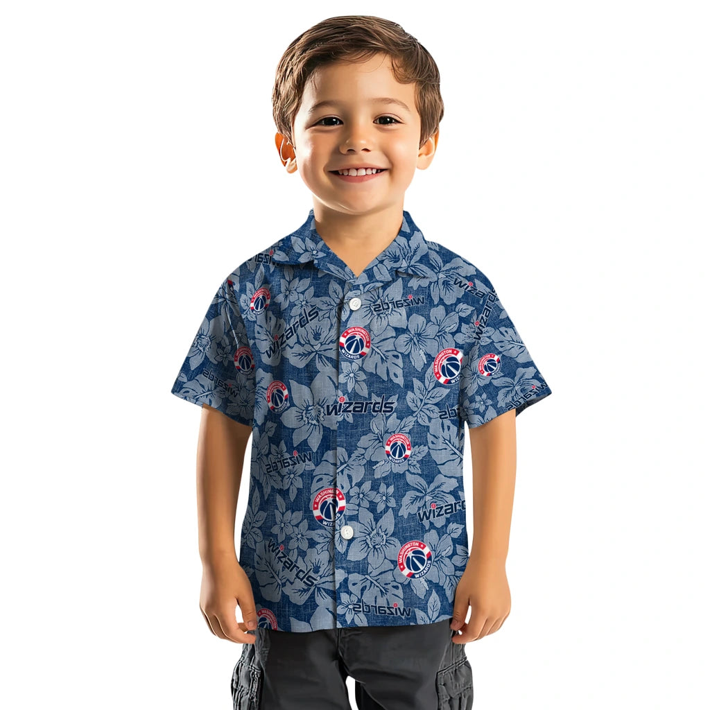 Washington Wizards Hawaiian Shirt - Hibiscus Oasis | Hula Hawaiian Shirts