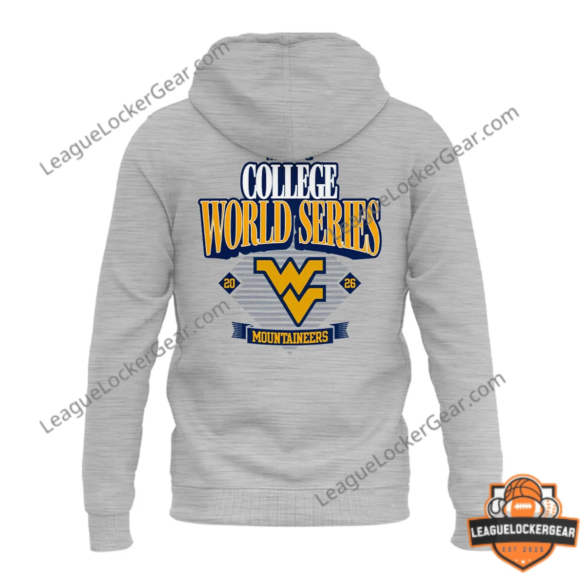West Virginia Mountaineers College World Series 2026 OMAneers Hoodie - LeagueLockerGear