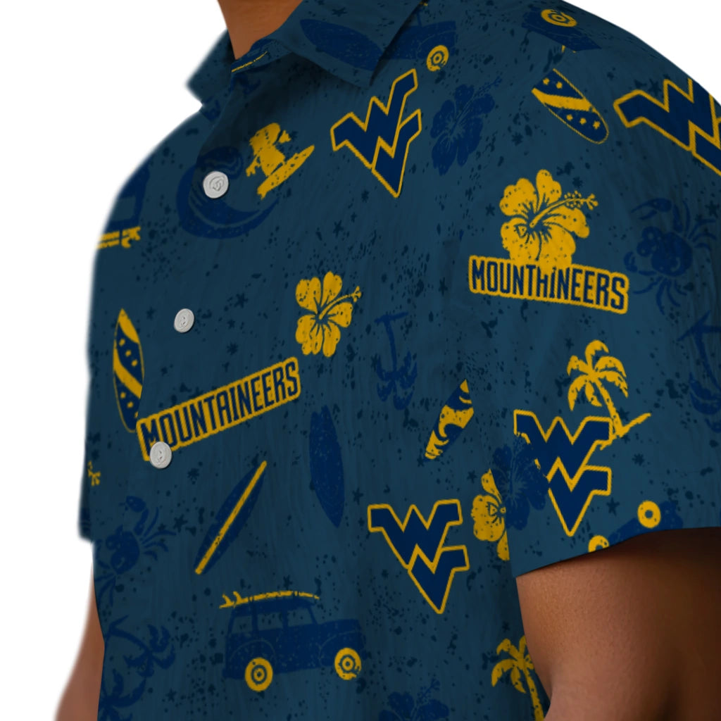 West Virginia Mountaineers Hawaiian Shirt - Beach Vibe | Hula Hawaiian Shirts