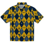 West Virginia Mountaineers Hawaiian Shirt - Golfing Plaid | Hula Hawaiian Shirts