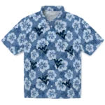 West Virginia Mountaineers Hawaiian Shirt - Hibiscus Cluster | Hula Hawaiian Shirts