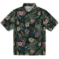 West Virginia Mountaineers Hawaiian Shirt - Hibiscus Leaves Pattern | Hula Hawaiian Shirts