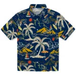 West Virginia Mountaineers Hawaiian Shirt - Palm Tree Island | Hula Hawaiian Shirts