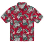 Western Kentucky Hilltoppers Hawaiian Shirt - Flamingo and Hibiscus | Hula Hawaiian Shirts