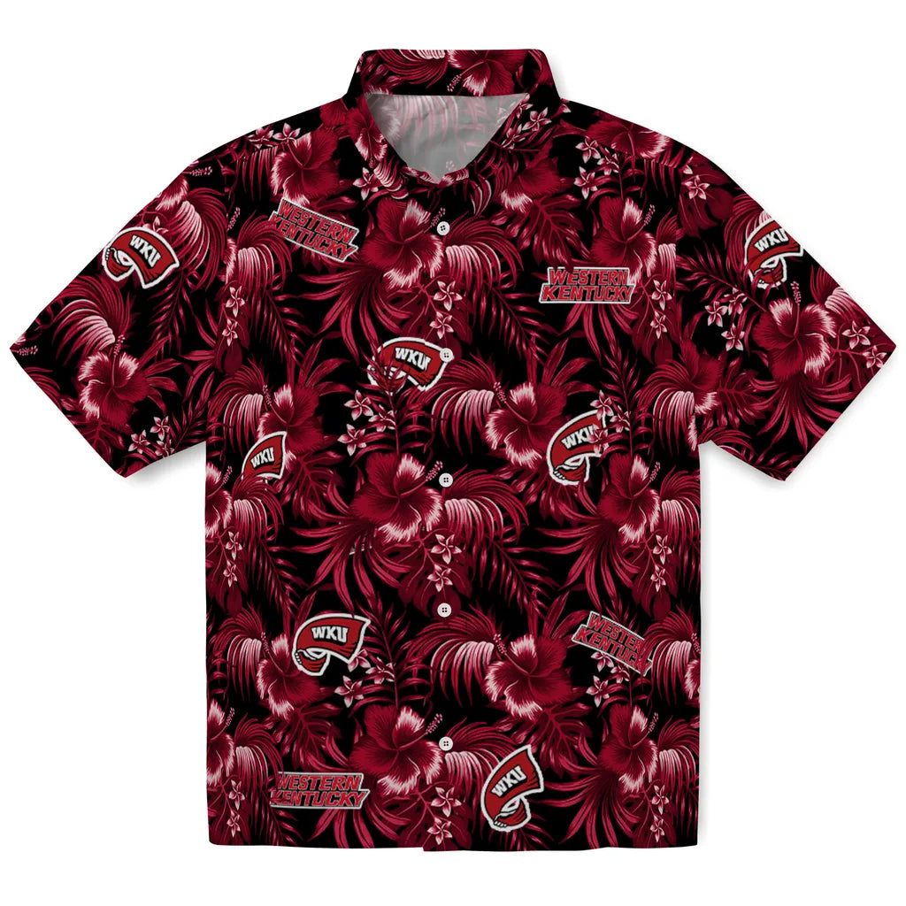 Western Kentucky Hilltoppers Hawaiian Shirt - Hibiscus Exotic | Hula Hawaiian Shirts