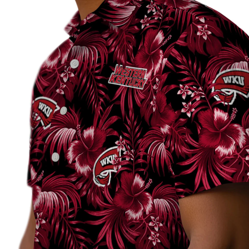 Western Kentucky Hilltoppers Hawaiian Shirt - Hibiscus Exotic | Hula Hawaiian Shirts