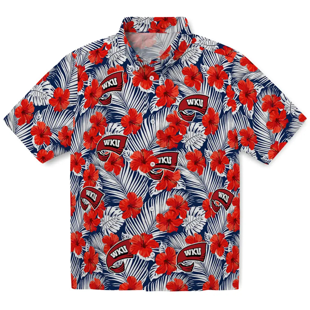Western Kentucky Hilltoppers Hawaiian Shirt - Hibiscus Fiesta | Hula Hawaiian Shirts
