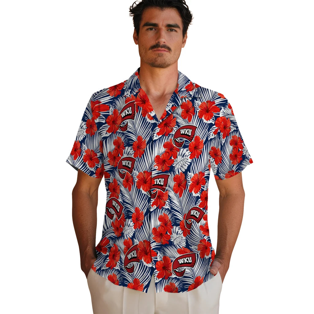 Western Kentucky Hilltoppers Hawaiian Shirt - Hibiscus Fiesta | Hula Hawaiian Shirts