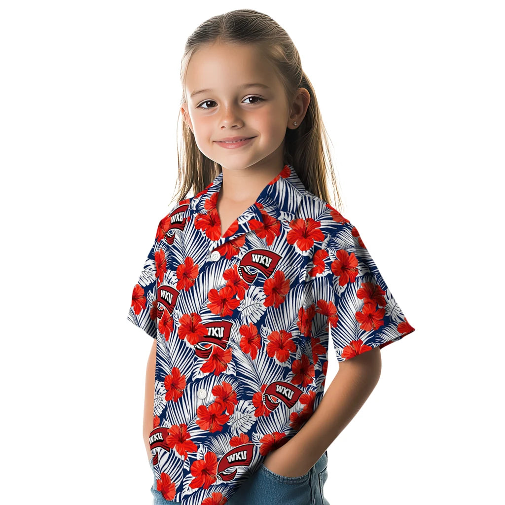 Western Kentucky Hilltoppers Hawaiian Shirt - Hibiscus Fiesta | Hula Hawaiian Shirts