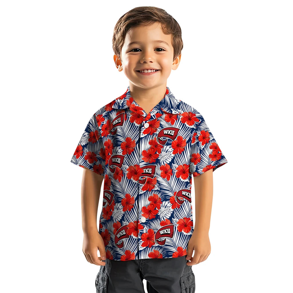 Western Kentucky Hilltoppers Hawaiian Shirt - Hibiscus Fiesta | Hula Hawaiian Shirts