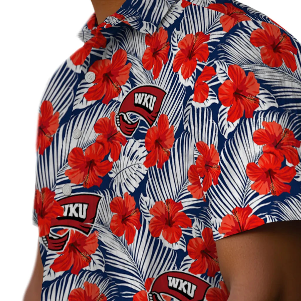 Western Kentucky Hilltoppers Hawaiian Shirt - Hibiscus Fiesta | Hula Hawaiian Shirts