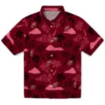 Western Kentucky Hilltoppers Hawaiian Shirt - Palm And Clouds | Hula Hawaiian Shirts