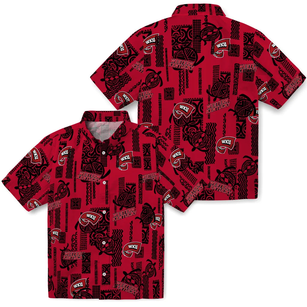 Western Kentucky Hilltoppers Hawaiian Shirt - Turtle Lines | Hula Hawaiian Shirts