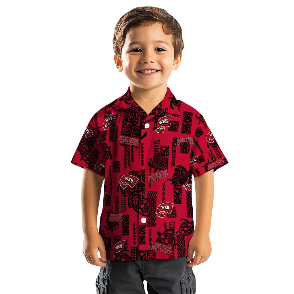 Western Kentucky Hilltoppers Hawaiian Shirt - Turtle Lines | Hula Hawaiian Shirts