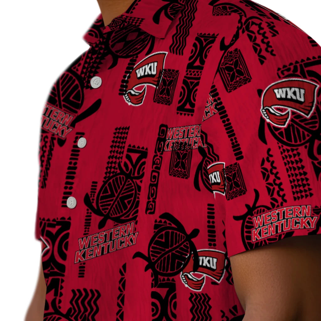 Western Kentucky Hilltoppers Hawaiian Shirt - Turtle Lines | Hula Hawaiian Shirts