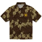 Western Michigan Broncos Hawaiian Shirt - 50th State Flower | Hula Hawaiian Shirts