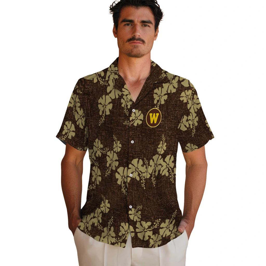 Western Michigan Broncos Hawaiian Shirt - 50th State Flower | Hula Hawaiian Shirts