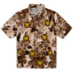Western Michigan Broncos Hawaiian Shirt - Hibiscus Arrangement | Hula Hawaiian Shirts