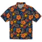 Western Michigan Broncos Hawaiian Shirt - Hibiscus Foliage | Hula Hawaiian Shirts