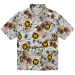 Western Michigan Broncos Hawaiian Shirt - Hibiscus Seaside | Hula Hawaiian Shirts
