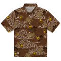 Western Michigan Broncos Hawaiian Shirt - Wave Palm | Hula Hawaiian Shirts