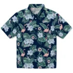 Winnipeg Jets Hawaiian Shirt - Flamingo and Hibiscus | Hula Hawaiian Shirts