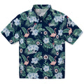 Winnipeg Jets Hawaiian Shirt - Flamingo and Hibiscus | Hula Hawaiian Shirts
