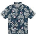 Winnipeg Jets Hawaiian Shirt - Hibiscus Flowers | Hula Hawaiian Shirts