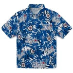 Winnipeg Jets Hawaiian Shirt - Hibiscus Overlay | Hula Hawaiian Shirts
