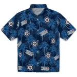 Winnipeg Jets Hawaiian Shirt - Palm Tree Motif | Hula Hawaiian Shirts