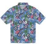 Winnipeg Jets Hawaiian Shirt - Pineapple Bouquet | Hula Hawaiian Shirts