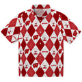 Wisconsin Badgers Hawaiian Shirt - Golfing Plaid | Hula Hawaiian Shirts