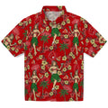 Wisconsin Badgers Hawaiian Shirt - Hawaiian Girls Design | Hula Hawaiian Shirts
