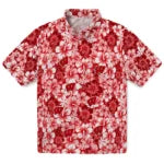 Wisconsin Badgers Hawaiian Shirt - Hibiscus Blooms | Hula Hawaiian Shirts