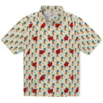 Wisconsin Badgers Hawaiian Shirt - Pineapple Delight | Hula Hawaiian Shirts