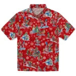 Wisconsin Badgers Hawaiian Shirt - Simpsons Christmas | Hula Hawaiian Shirts