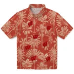 Wisconsin Badgers Hawaiian Shirt - Vintage Palm Tree | Hula Hawaiian Shirts