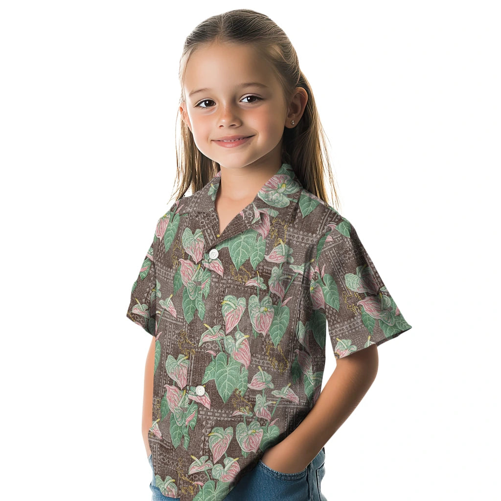 Wyoming Cowboys Hawaiian Shirt - Anthurium Overlay | Hula Hawaiian Shirts